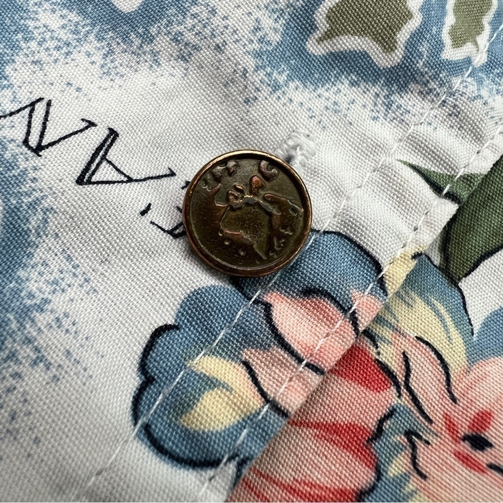 Rare Vintage Floral Button Up Shirt - Picture 10 of 11